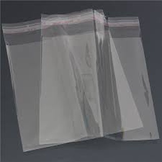 1kg túi bóng kính dán miệng, túi OPP trong suốt bóc dán nhiều kích cỡ