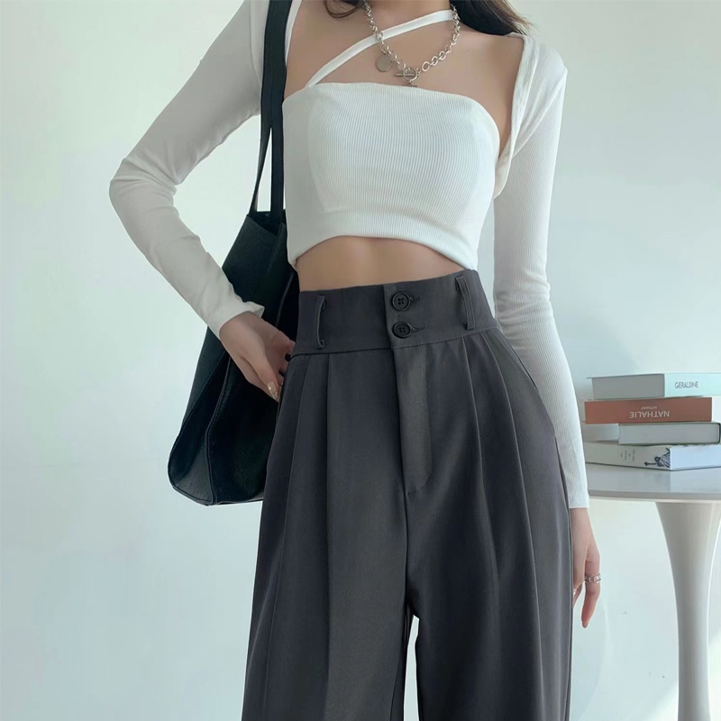 Quần ống rộng SUXI thời trang mùa hè dễ phối đồ dành cho nữ