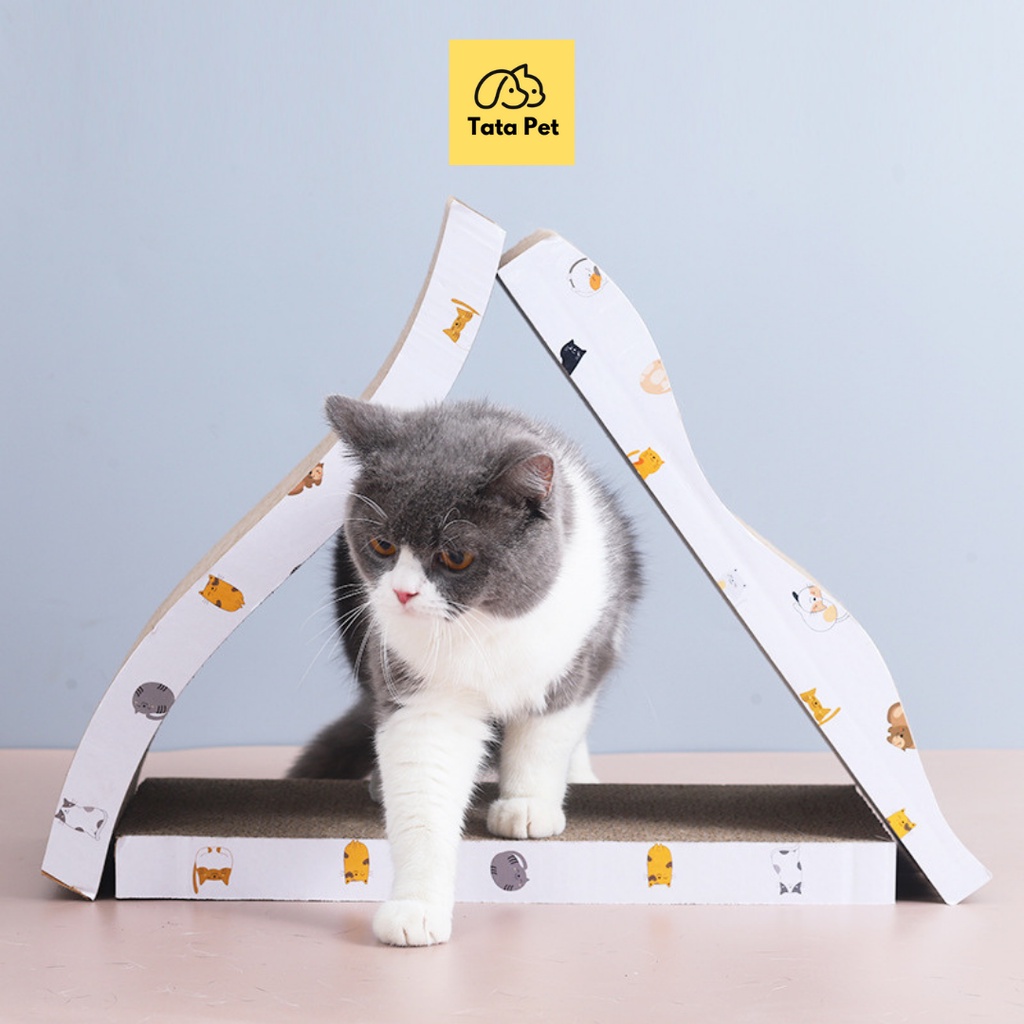 Bàn cào móng cao cấp dành cho mèo, THẢM CÀO MÓNG (CM19.5) TATA PET