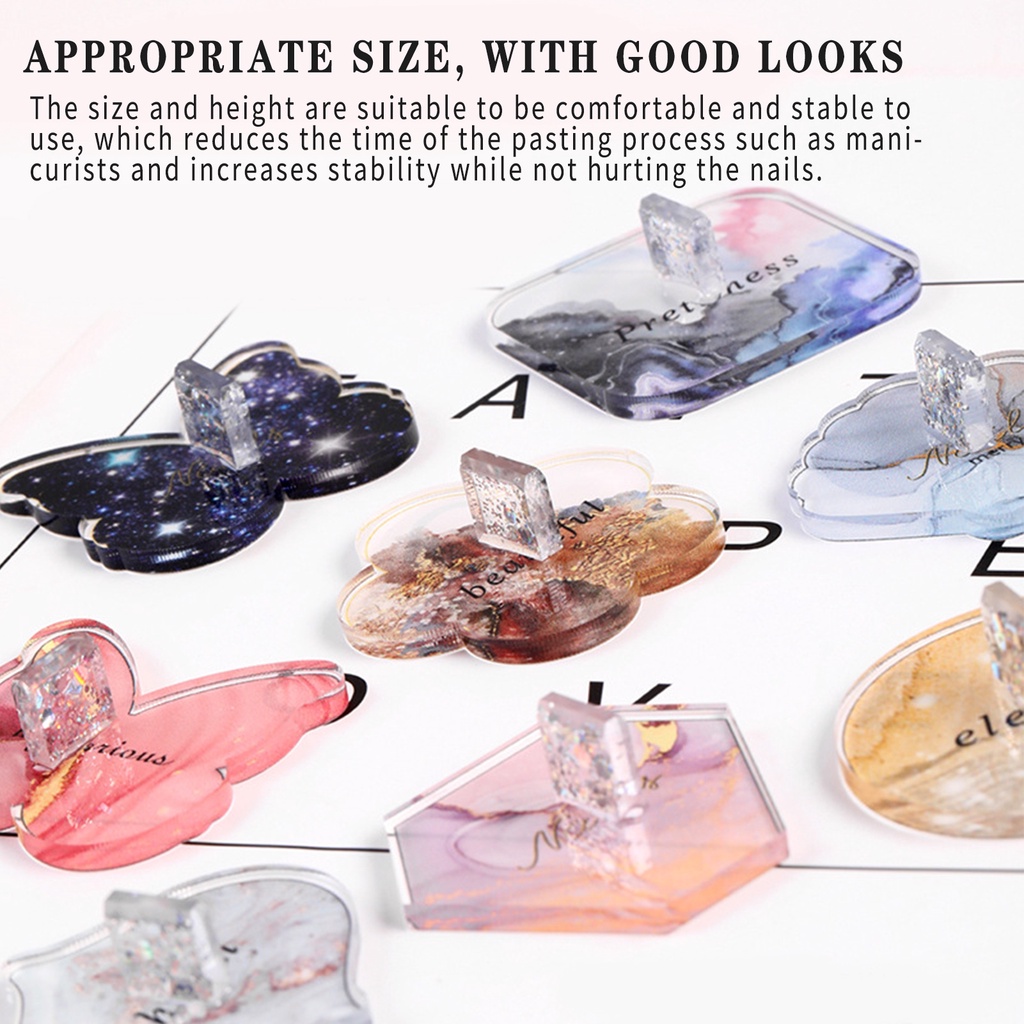 Giá Đỡ Trưng Bày Móng Tay Bằng Acrylic Đa Chức Năng Dành Cho Nữ