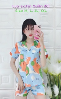 🎀 Pijama TNQD Lụa satin 🎀 size L (dưới 55kg)