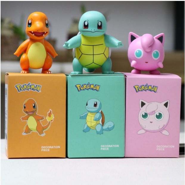 Mô Hình Pikachu, Phim Hoạt Hình Pokemon, Thích Hợp Trang Trí, Decor, Bộ Sưu Tập, Làm Quà Tặng - Full Box