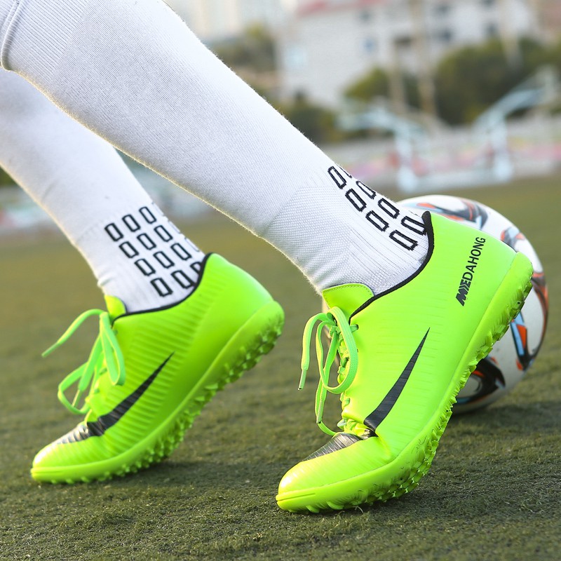 Giày bóng đá nam Bóng đá Trẻ em Người lớn Futsal Lawn Kích thước thể thao ngoài trời:32-44