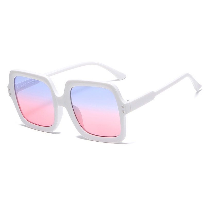 Kính râm SAMJUNE gọng vuông lớn phong cách cổ điển sang trọng dành cho bạn nữ