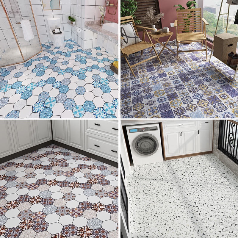 Miếng Dán Sàn Nhà Tự Dính Chống Nước Chống Trượt Chống Dầu Cho Nhà Bếp Nhà Tắm