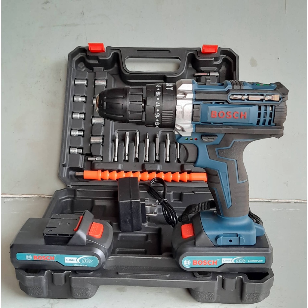 Máy khoan pin bos 36v | Pin cao cấp | Khoan 3 chức năng bắt vít khoan tường có búa