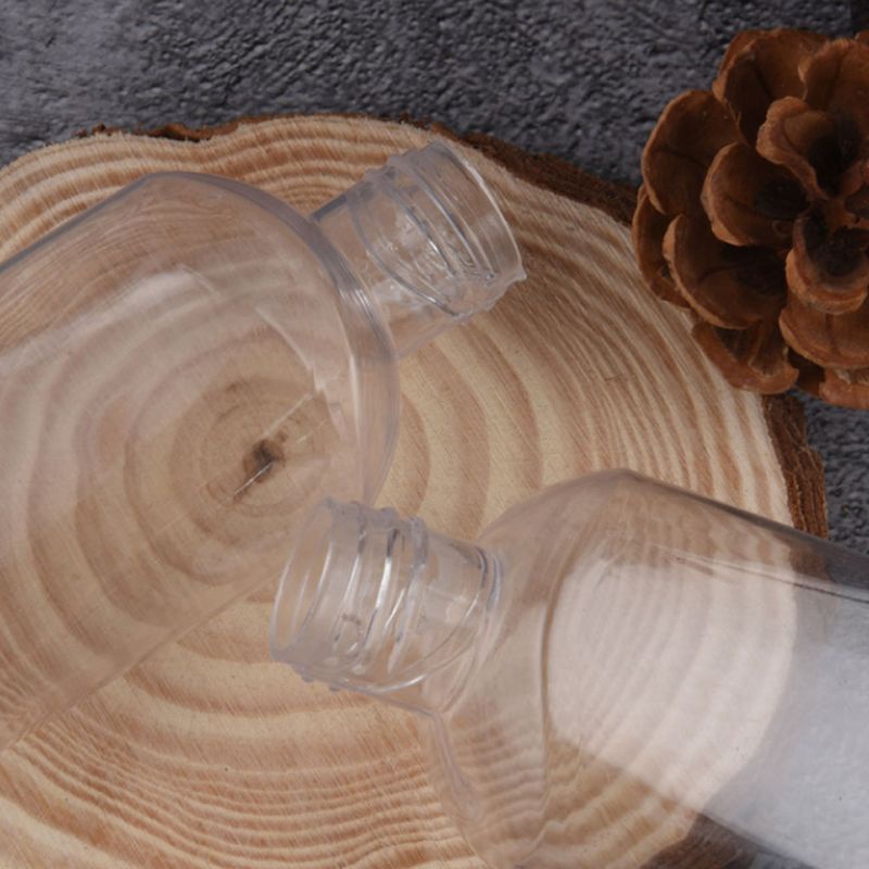 Chai Nhựa Rỗng Trong Suốt Kèm Móc Khóa Dùng Đựng Nước Rửa Tay Khi Đi Du Lịch