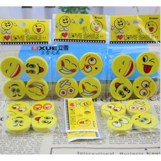 Set 4 viên tẩy bút chì cảm xúc