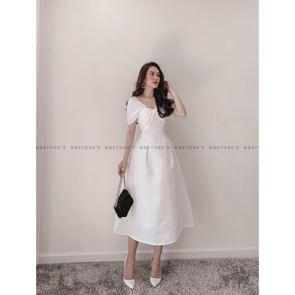 [BBSTORE'S] Đầm Xoè Trễ Vai Xoắn Ngực - TK212 | BigBuy360 - bigbuy360.vn