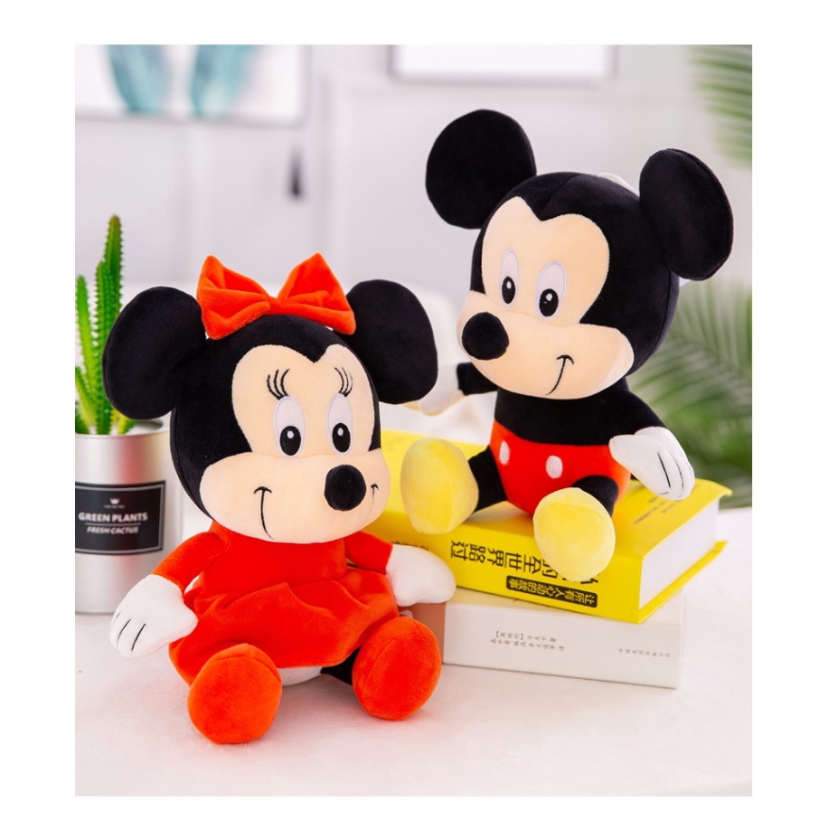 Thú Nhồi Bông Hình Chuột Mickey Hoạt Hình 40CM