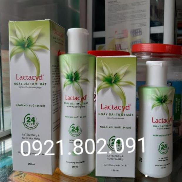 Dung dịch vệ sinh lactacyd trầu không ngăn mùi