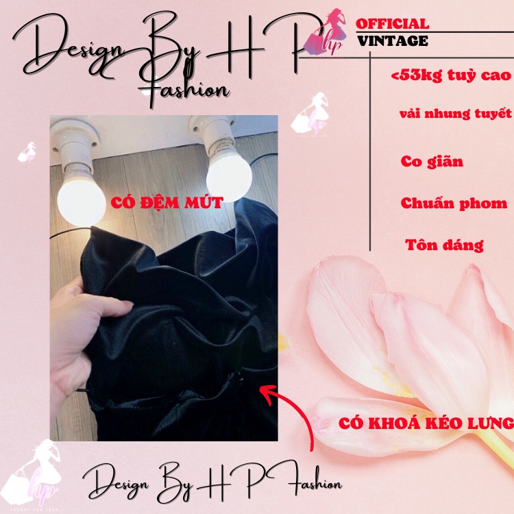 Váy đầm nữ 2 dây ôm body cực sang chảnh nhung mềm mịn hở lưng có mút ngực xẻ tà ngắn- VD06.