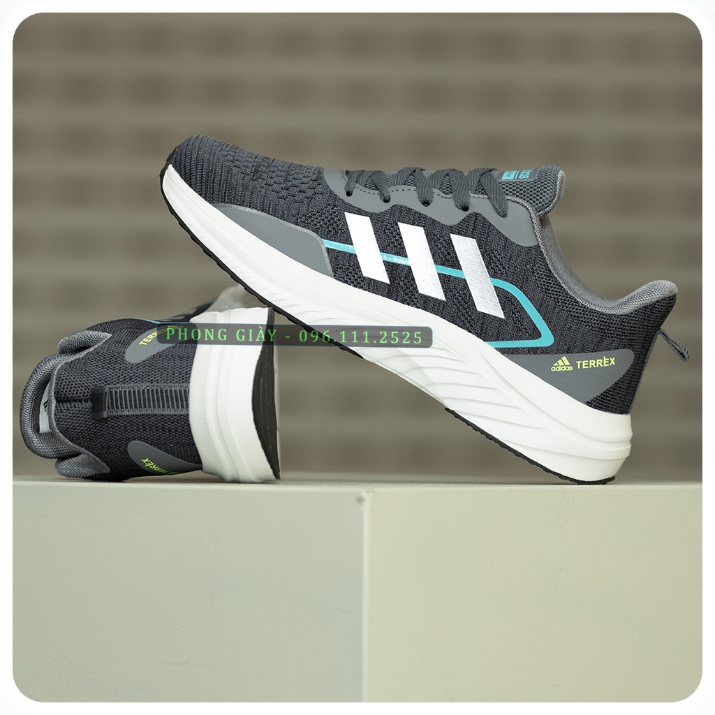 Giày Sneaker Nam Giày Thể Thao Nam A56 Màu Ghi Đậm