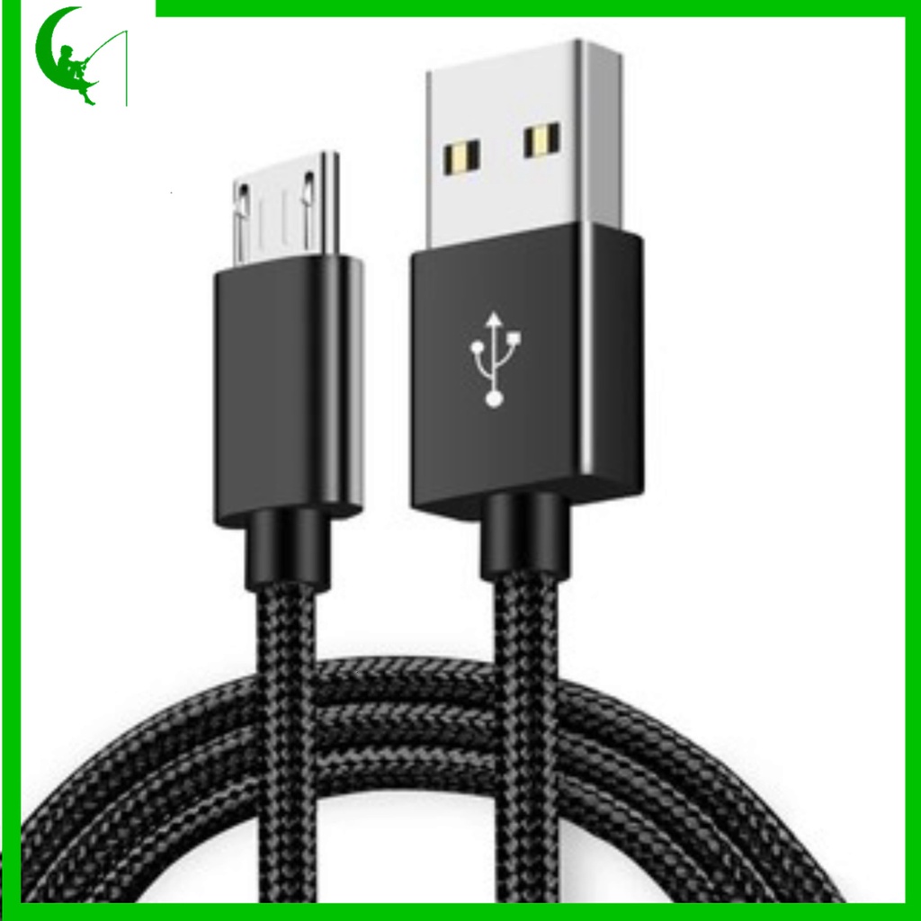 Cáp sạc samsung, oppo, xiaomi.. Dây sạc nhanh cổng Micro USB thiết kế dây bện dù dài 1 mét và 3 mét cho điện tho