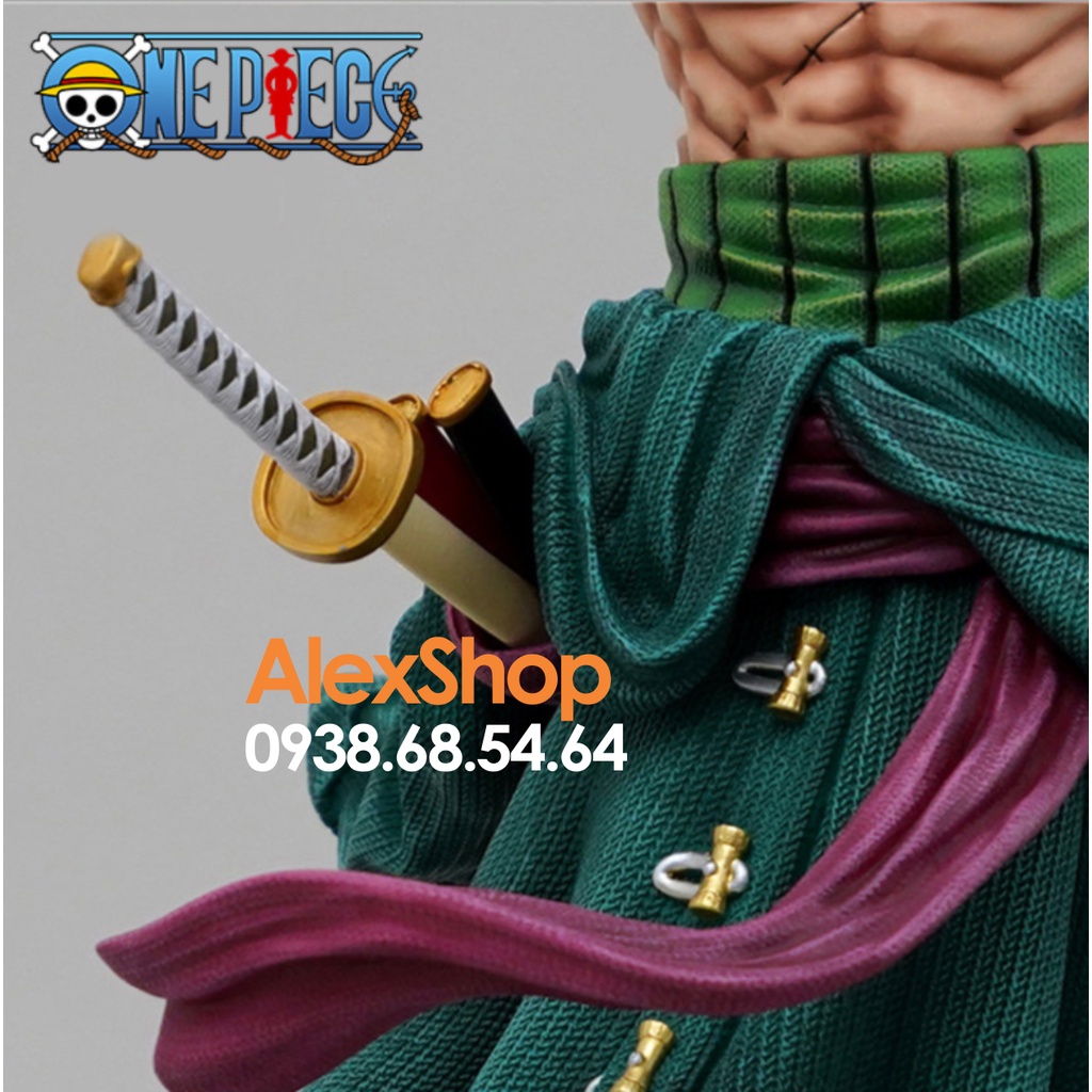 [20Cm] 2 Đầu - Zoro Mô Hình Nhân Vật Làm Bằng Tay OnePiece Các Nhân Vật Trong Truyện Tranh