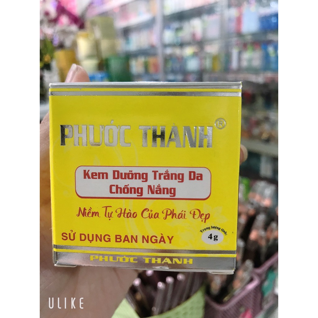 kem Phước thanh vàng dưỡng trắng da- chống nắng 4g [ chuẩn hàng cty 100%]