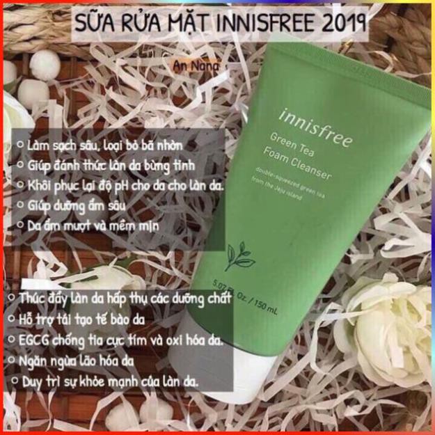 [Mẫu Mới] Sữa Rửa Mặt Innisfree 150ml FREESHIP TOÀN QUỐC