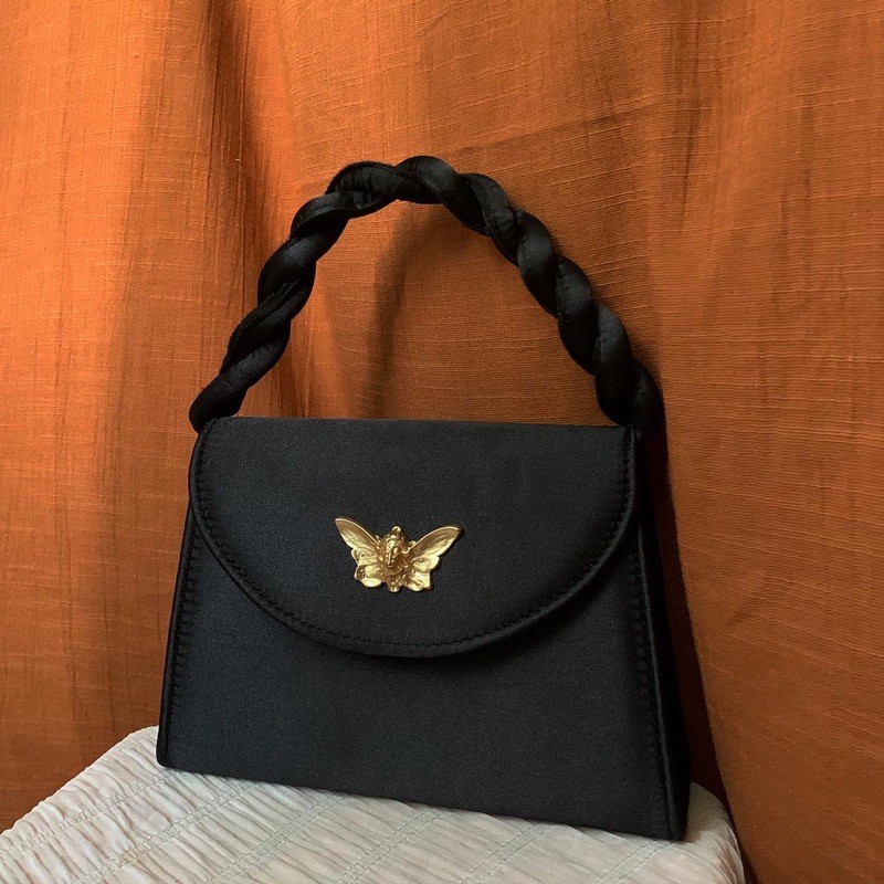 The Lolia - Túi xách satin butterfly kèm 2 loại quai