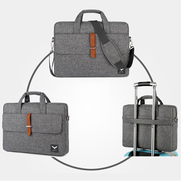 Túi laptop công sở nam nữ Trendy Bag 467 - chứa được laptop 17in có chống sốc - Thương hiệu LAZA