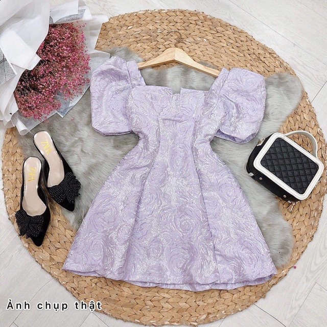 ❤️ ĐẦM GẤM HOA NỔI #235k