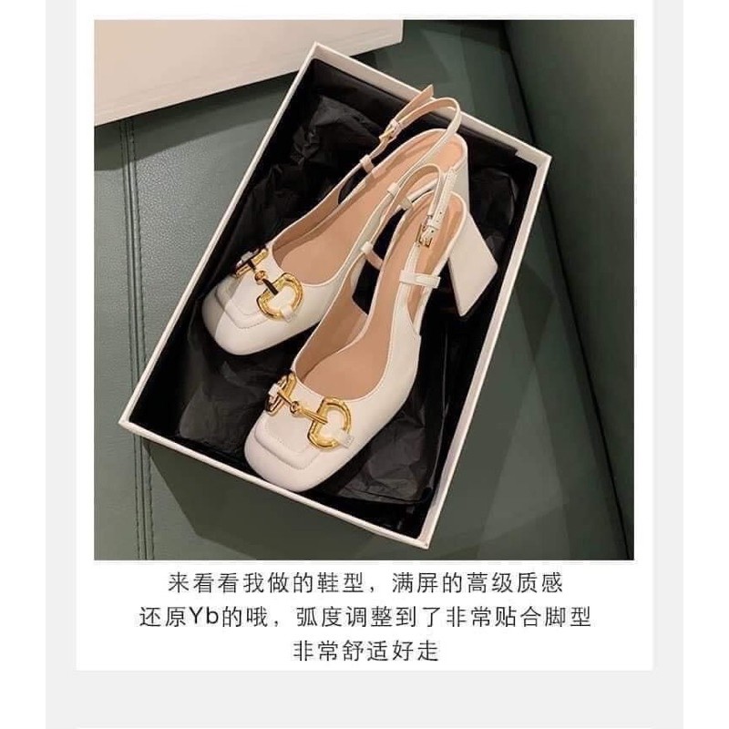 Giày gucci đế vuông