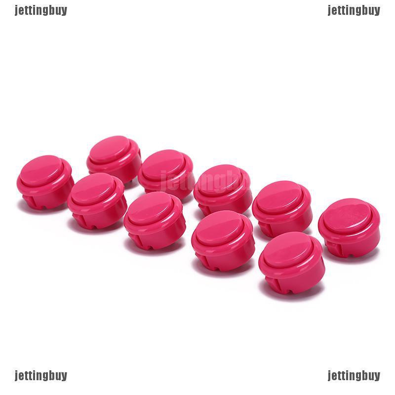 JETTING Set 10 nút bấm thay thế cho máy chơi game Arcade 30mm