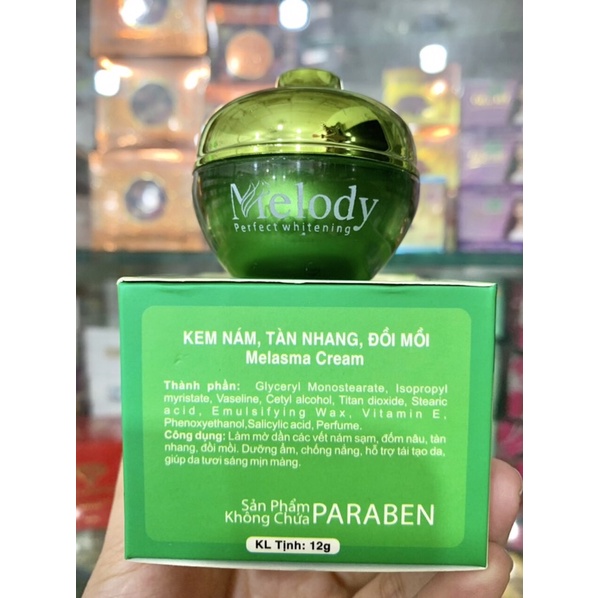Kem Melody nám - trắng da hủ 12G