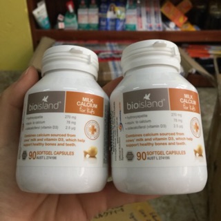 Canxi Bioisland 90v Mẫu Mã Mới