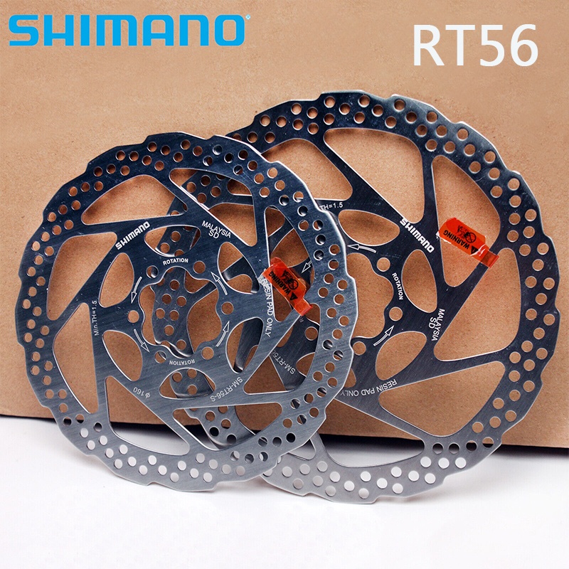 Đĩa Phanh Shimano SM-RT56 Rotor 160mm 180 203mm Rotor 6 Bu Lông Cho Xe Đạp Leo Núi