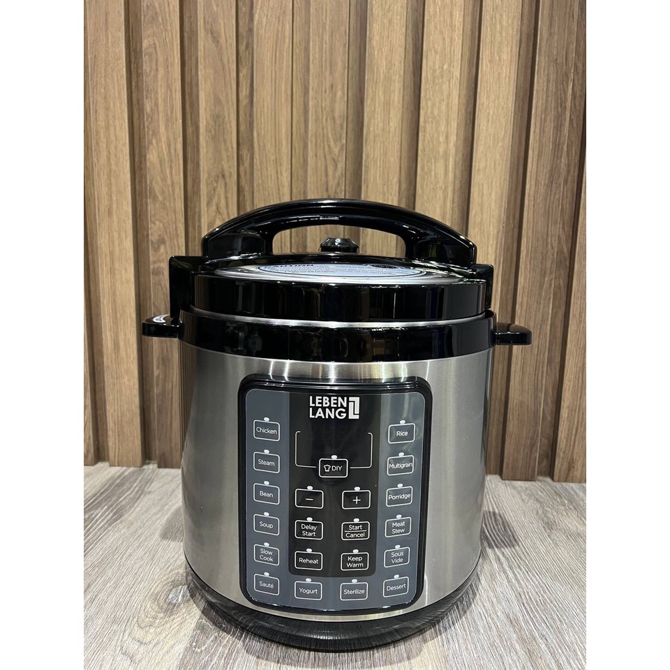 Nồi áp suất điện Lebenlang LBEE0908-EC 14in1 - Nồi hầm đa năng Thương hiệu Lebenlang Đức