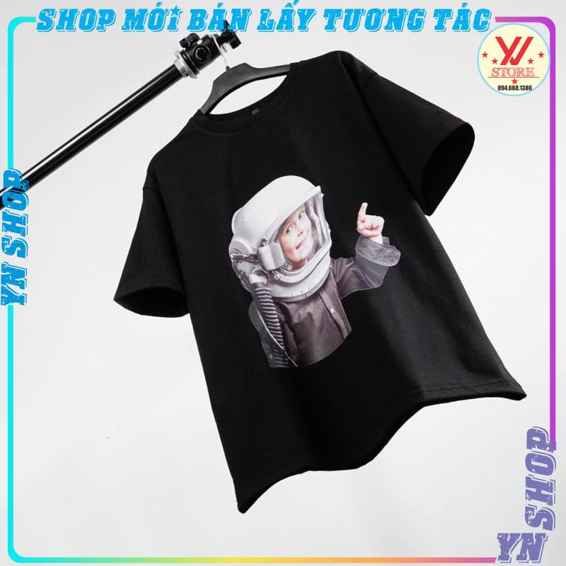 Áo thun tay lỡ ADLV Baby Astronaut , áo phông T Shirt cotton nam nữ unisex phong cách ulzzang