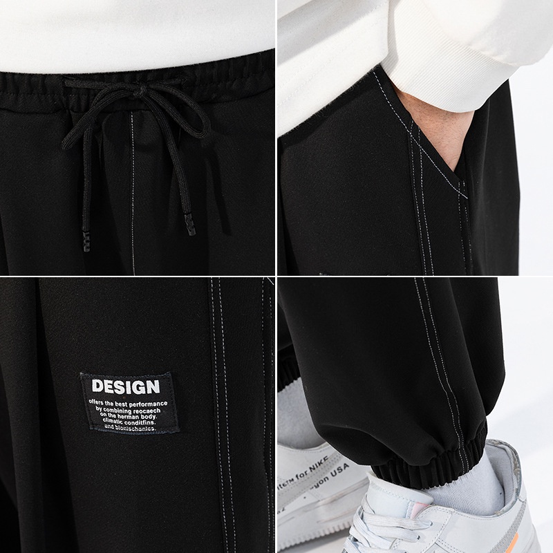 Quần Thể Thao Ống Rộng Lưng Thun size Lớn M-8XL unisex