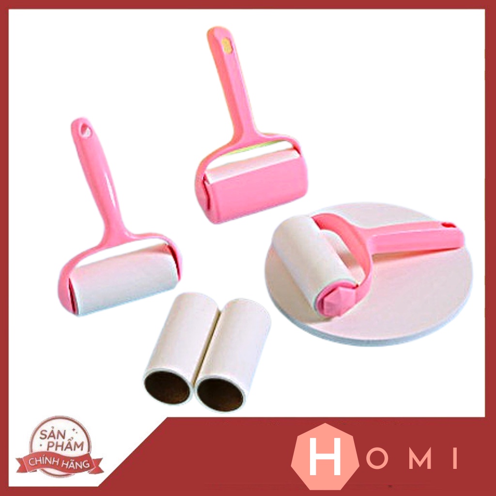 Cây Lăn Bụi Quần Áo, Lăn Bụi Cầm Tay Mini Làm Sạch Ga Giường, Sofa, Lông Chó Mèo - Danami Store