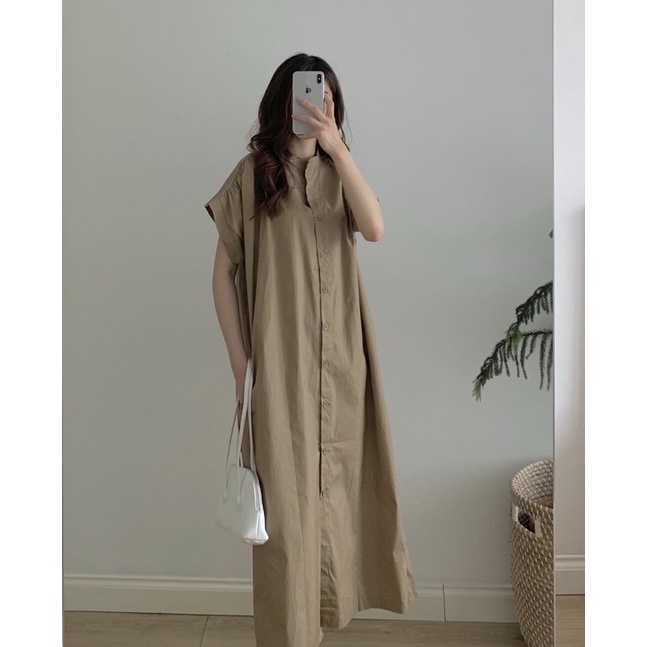 Váy suông cổ tàu( ảnh thật cuối bài)