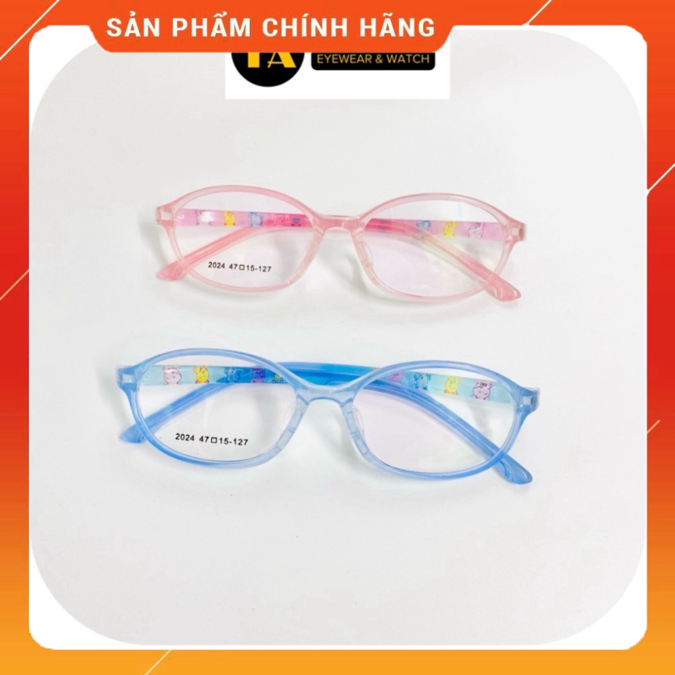 Gọng kính trẻ em nhựa dẻo, nhẹ dáng mắt ôm bo tròn TAMANHOPTIC nhận cắt mắt cận viễn loạn