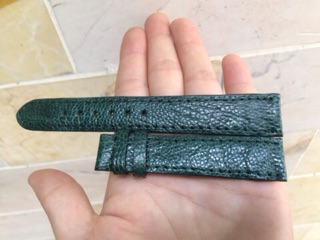 Dây Đồng Hồ Da Đà Điểu Size 18
