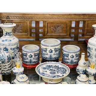 Bát hương Bát Tràng men rạn đen