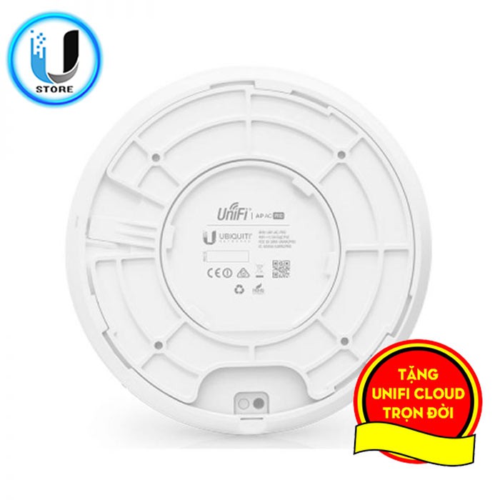 Bộ phát Wifi UniFi AP AC PRO - Hàng USA/Hỗ trợ chuẩn AC - Tốc độ 1750Mb - Lan 1Gb.