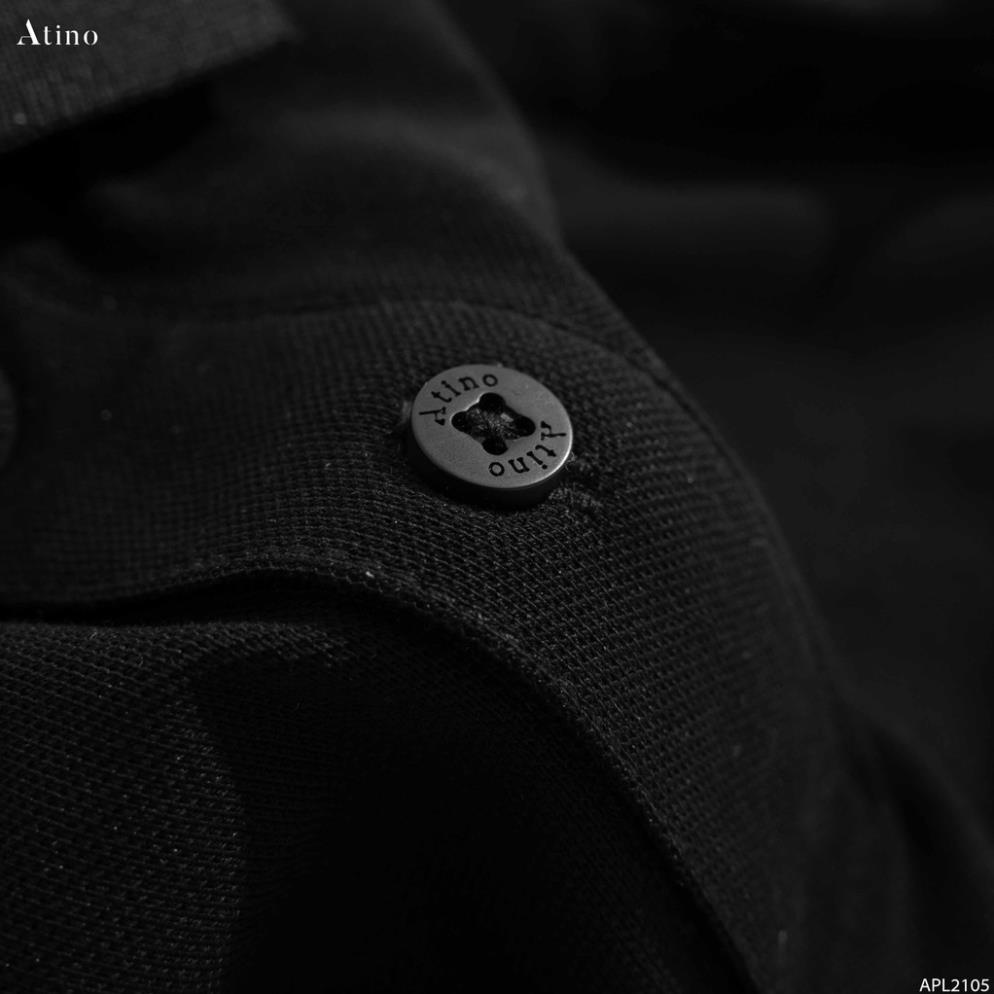 Áo Polo Nam ATINO LABEL thanh lịch vải cá sấu Cotton cao cấp thoáng mát chuẩn form regular APL2105