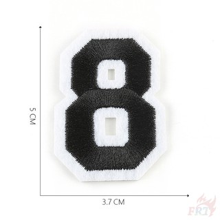 Miếng vá ủi thêu số- sticker ủi thêu- patch ủi là