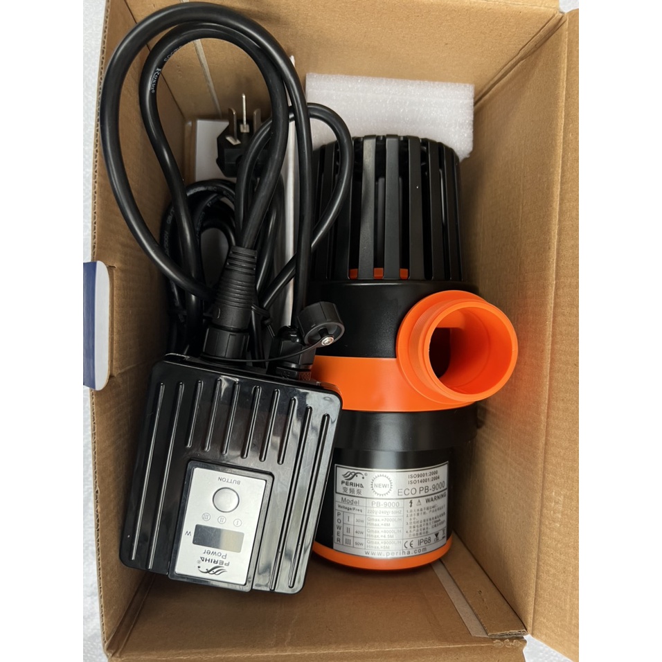 Máy Bơm hồ cá koi Periha PB 5000-25000 có bộ Điều Khiển Siêu Tiết Kiệm Điện