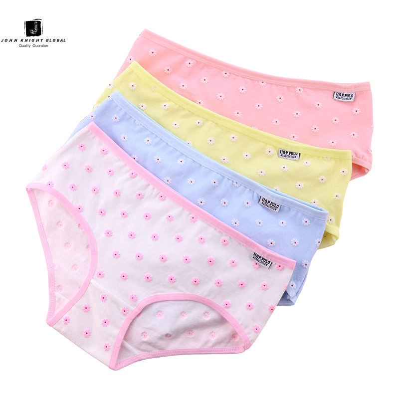 JKG Quần Lót Cotton Hoạ Tiết Hoa Cúc Đáng Yêu Dành Cho Nữ | BigBuy360 - bigbuy360.vn