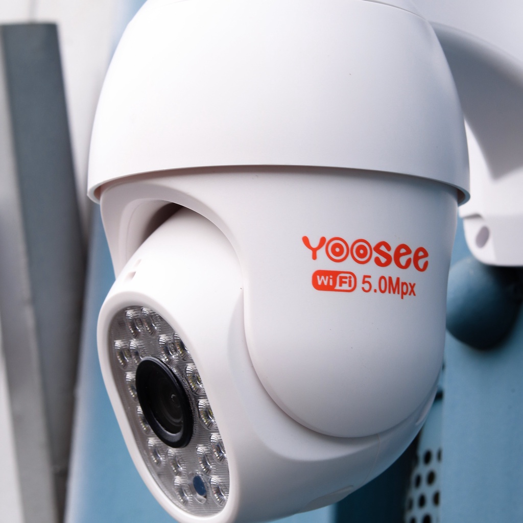 Camera wifi ngoài trời Yoosee 5.0 MPX 16 led,xoay 360, có đàm thoại,chống nước-camera giám sát ngoài trời bảo hành 1 năm