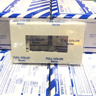 Mặt 3 lỗ panasonic hạt nhỏ wnv 7843w dùng cho 3 thiết bị