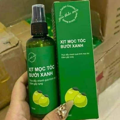 Xịt mọc tóc gốc thảo mộc bưởi xanh thiên nhiên 100ml