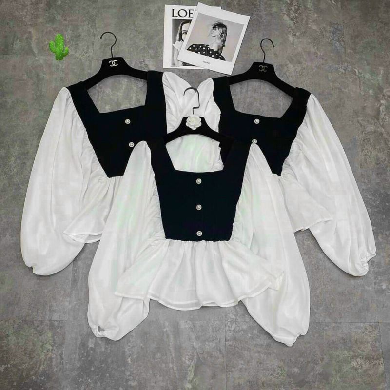 Áo baby tay phồng