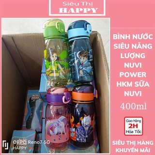 Bình nước siêu năng lượng 400ml nuvi power - hkm sữa nuvi