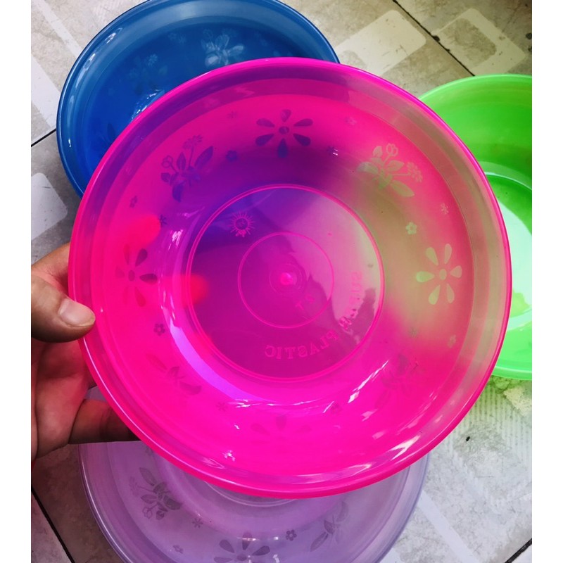 🍿Set 10 Cái Thau Hoa, Nhựa TRong, Dẻo