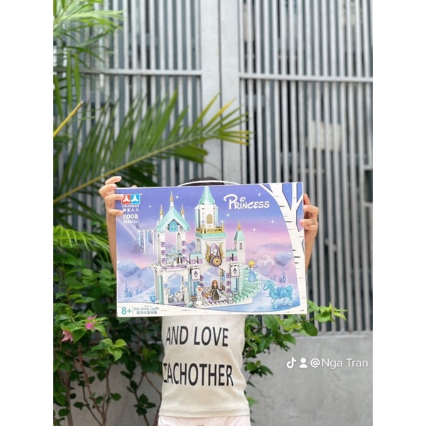 Bộ lego xếp hình lâu đài Frozen