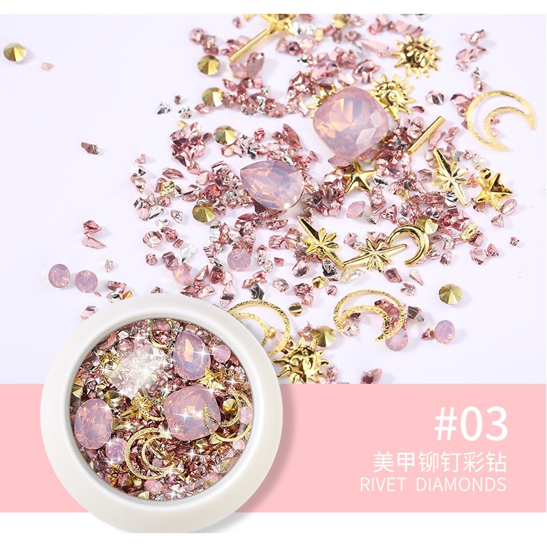 phụ kiện charm trang trí móng tay charm